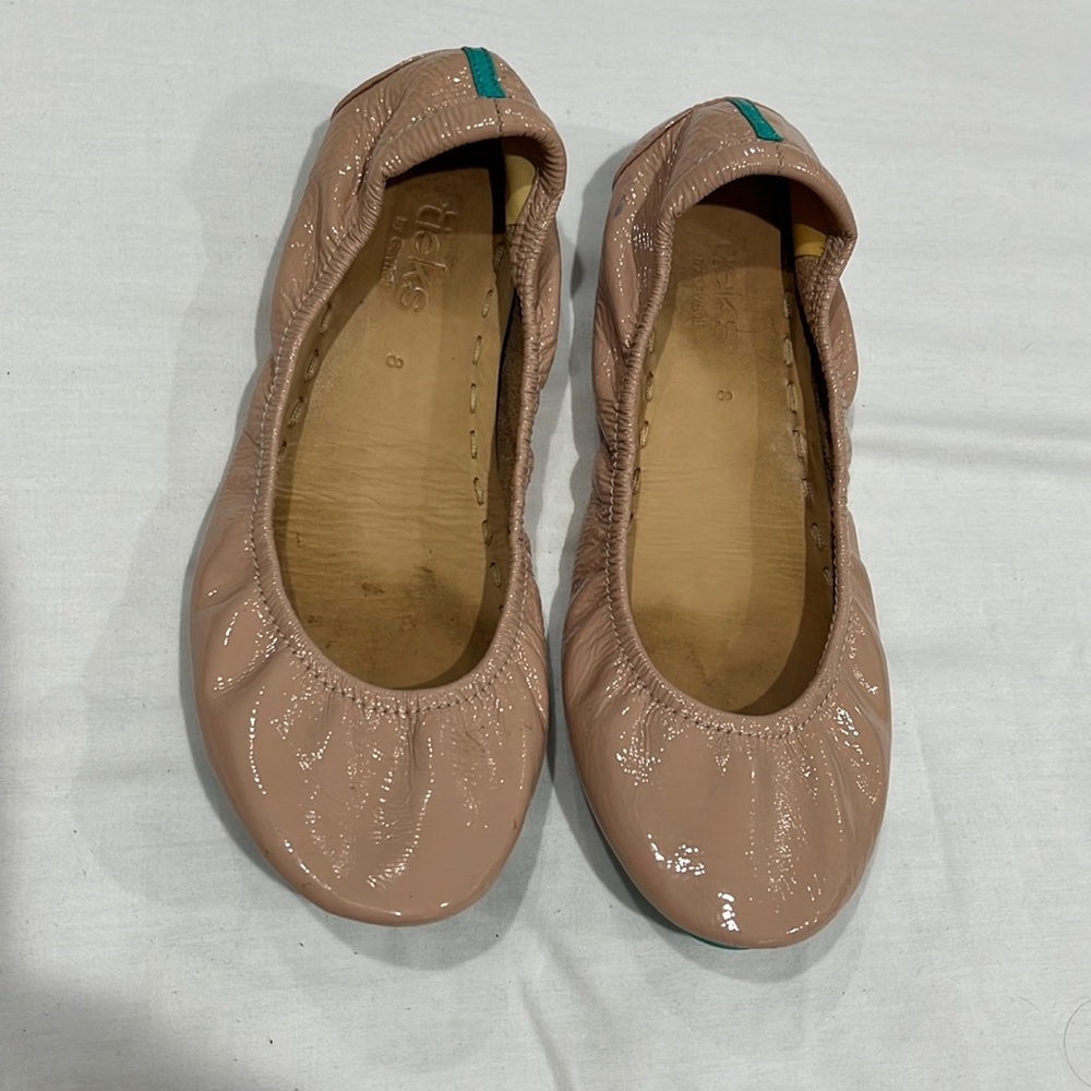 Tieks Blush Patent Size 8